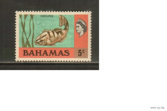 Багамы-1971(Мих.322) , **  , Морская  Фауна, Рыбы,