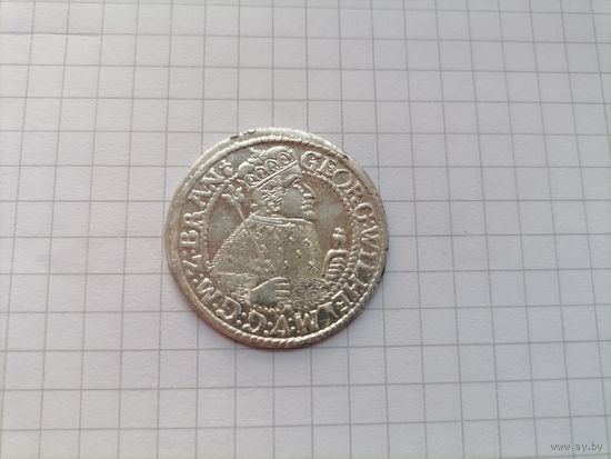 Орт1624 г. Вильгельм. С рубля.