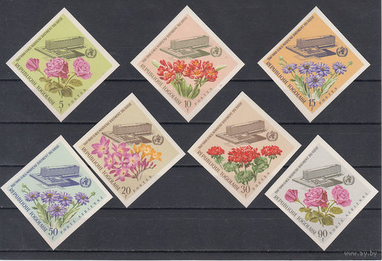 Фауна. Цветы. Того. 1966. 7 марок б/з. Michel N 500-506 (- е)