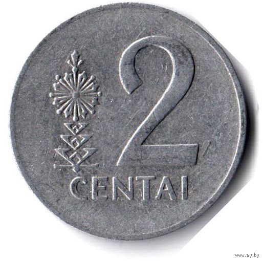 Литва. 2 цента. 1991 г.