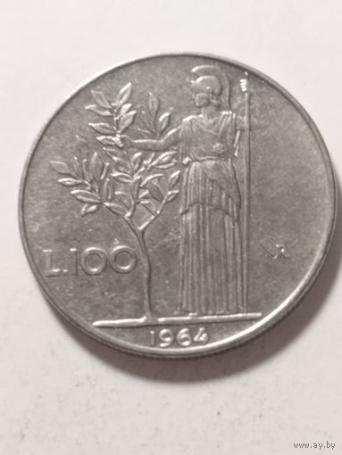 Италия 100 лир 1964