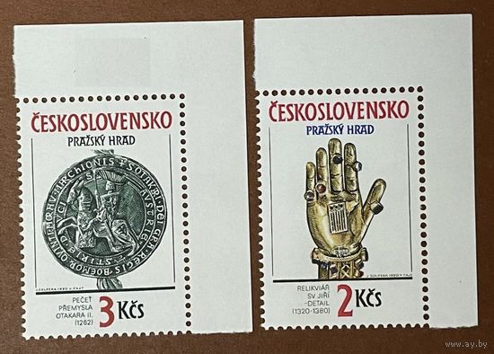 1990 Чехословакия искусство пражский град медаль 2 м **\\К1 143