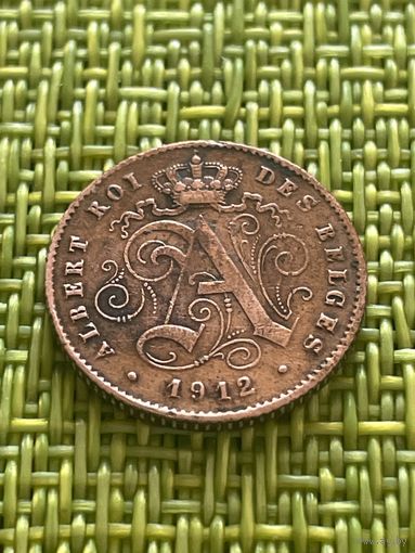 Бельгия 1 сантим 1912 г