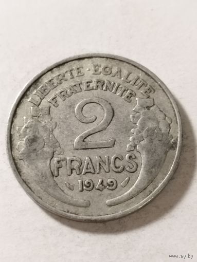 Франция 2 франка 1949