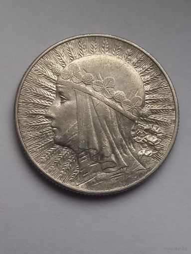 5 злотых 1933 г., Ядвига , с 1 рубля, без мц