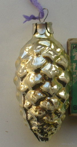 Ёлочная игрушка. Шишка. Ч-31.