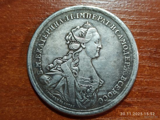 Настольная медаль КОПИЯ В память о дне закладки Московского воспитательного дома 1763 г. с рубля