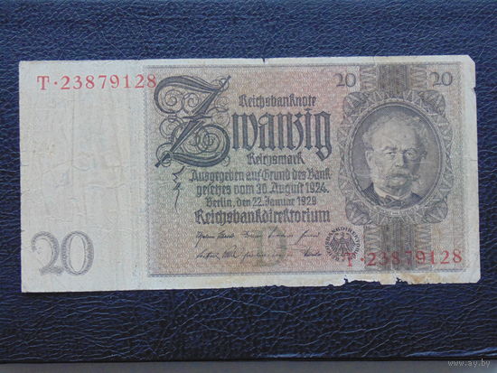 Германия 20 марок 1929 год.