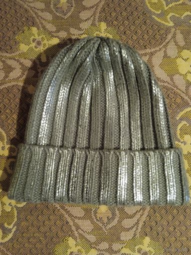 Шапочка женская с блеском