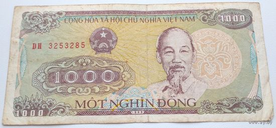 Вьетнам 1000 донг 1988. Возможен обмен