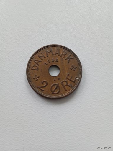 Дания 2 оре 1938 г.