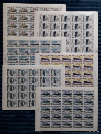 СССР 1978г. Полная серия Ледоколы в листах.**