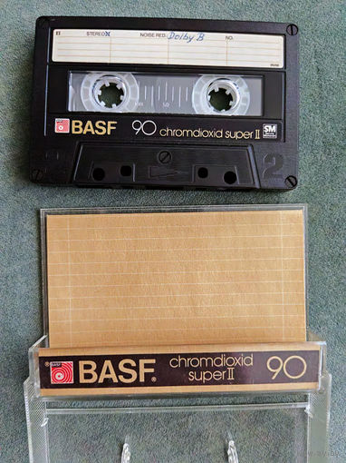 Аудиокассета "BASF 90 chromdioxid superII"