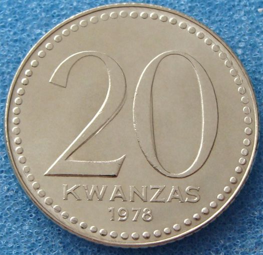 Ангола. 20 кванза 1978 год  KM#87