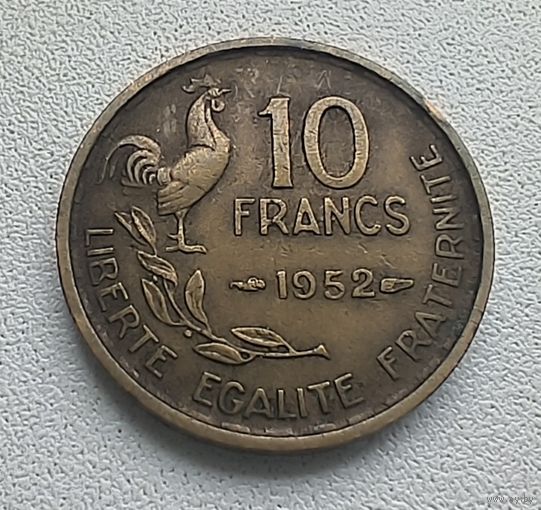 Франция 10 Франков, 1952 6-11-3