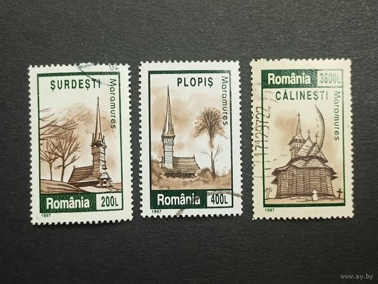 Румыния 1997. Деревенские церкви в Марамуреше