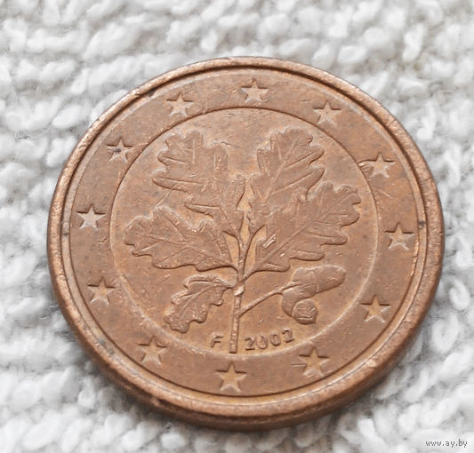 1 евроцент 2002 (F) Германия #03