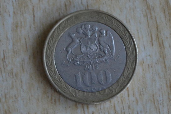 Чили 100 песо 2015