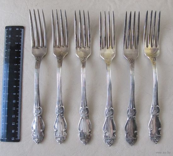 Все лоты с рубля.Вилки,мельхиор,СССР