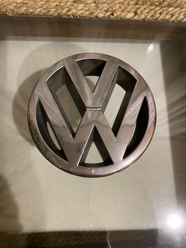 Эмблема, значок VW, оригинал, (Volkswagen, фольксваген)