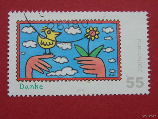 Германия 2008г. Спасибо.