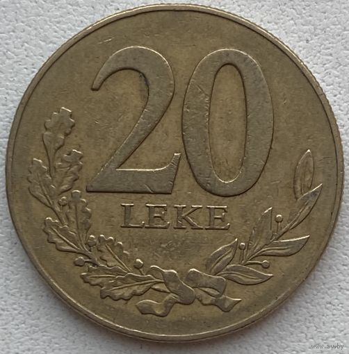 Албания 20 леков 1996 г.