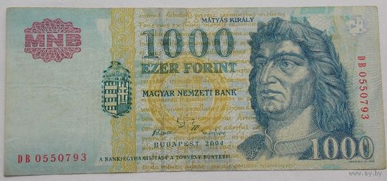Венгрия 1000 форинтов 2004