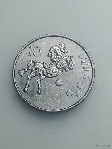 Словения 10 толаров 2005 года .