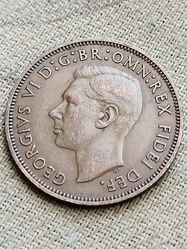 Распродажа - 1/2 пенни 1952г,Великобритания,Георг 6