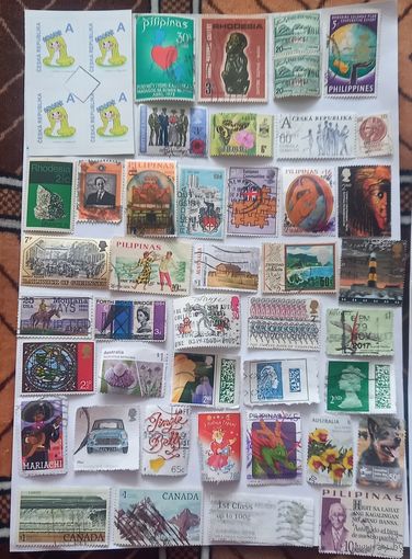 Марки разных стран