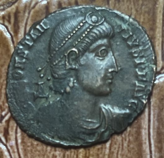 Монета Констанцо II (337-361) Фоллис (Антиохия)