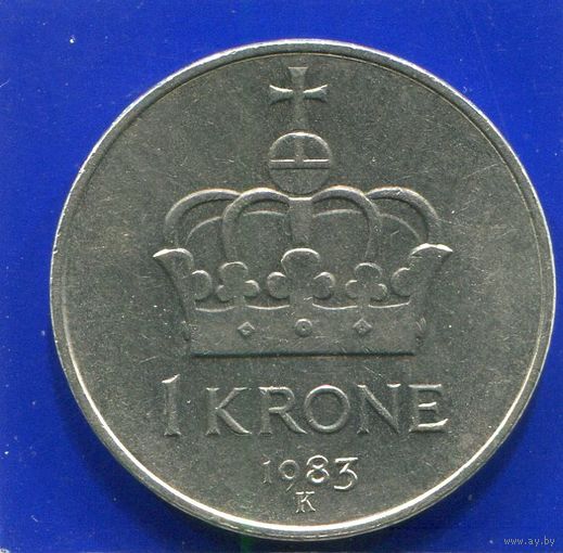 Норвегия 1 крона 1983