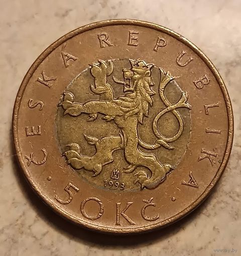 50 крон 1993 Чехия