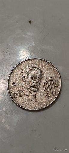 Мексика 20 сентаво 1975