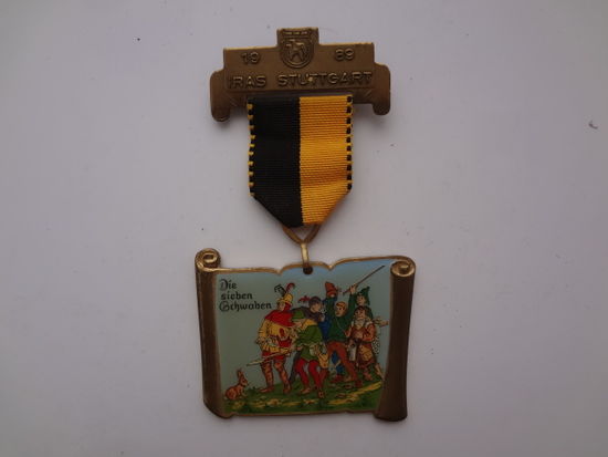 Медаль 1989 Штуттгарт. Семь швабов.