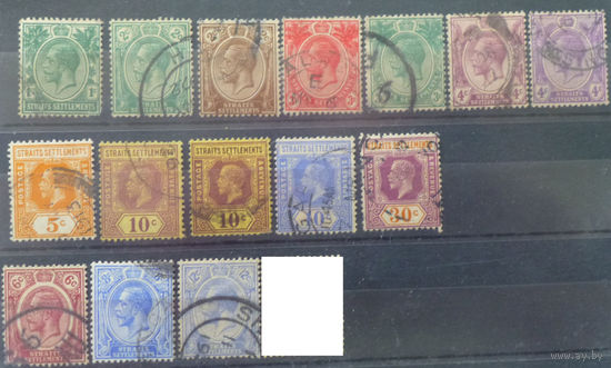 Великобритания \62\Straits Settlements -15шт  23.5Mi
