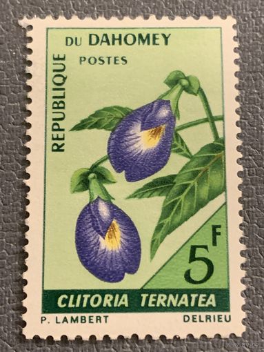 Дагомея. Флора. Цветы. Clitoria Ternatea