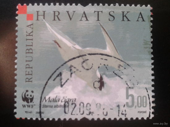 Хорватия 2006 птица ловит рыбу WWF