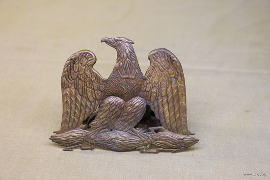 Киверная бляха армии НАПОЛЕОНА, линейный полк. ВОЙНА 1812 год. Распродажа коллекции вещей. С РУБЛЯ! АУКЦИОН!