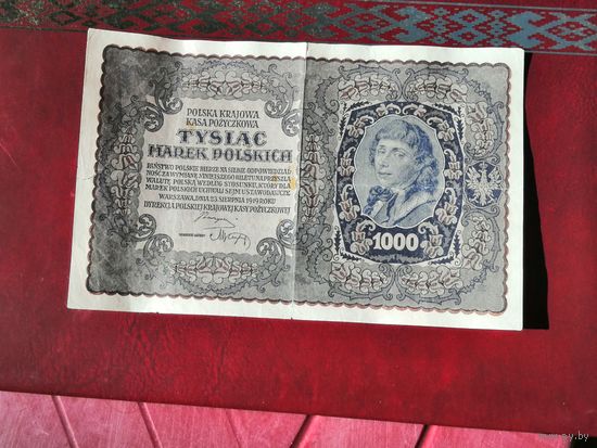 Польша 1000 марок  1919