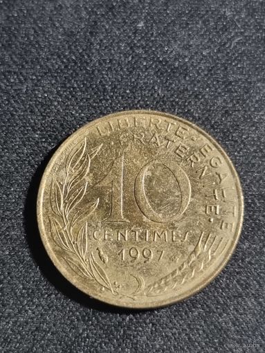 ФРАНЦИЯ 10 сантимов 1997