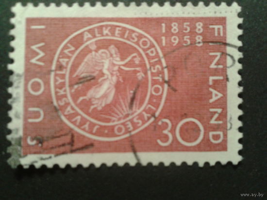 Финляндия 1958 штемпель