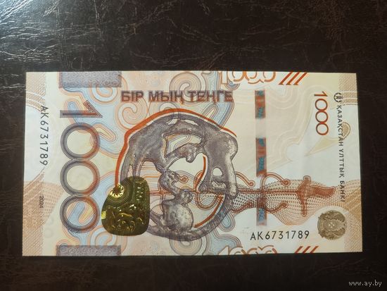 Казахстан 1000 тенге образца 2024 года UNC pw52 серия АК см доп фото