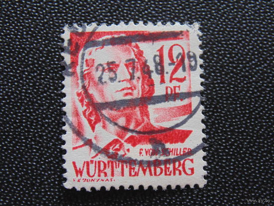 Вюртемберг. Германия. Французская оккупационная зона. 1945-1949 гг.