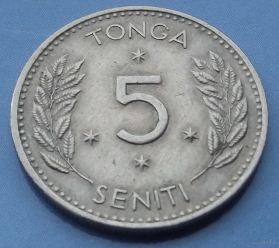 Тонга. 5 сенити 1967