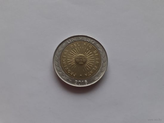 Аргентина 1 песо 2016