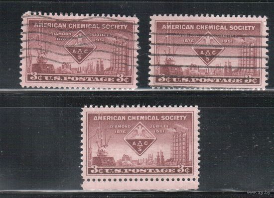 США-1951, (Мих.620), гаш. , Химия (одиночка),цена за 1 м на выбор