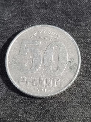 ГДР 50 пфеннигов 1971