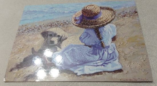 Посткроссинг. Открытка. 500 экз. Прошла почту. Чёткий штемпель первого дня гашения.