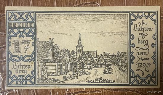 Нотгельд 50 пфеннигов 1921 год. Берлин. Веймарская республика